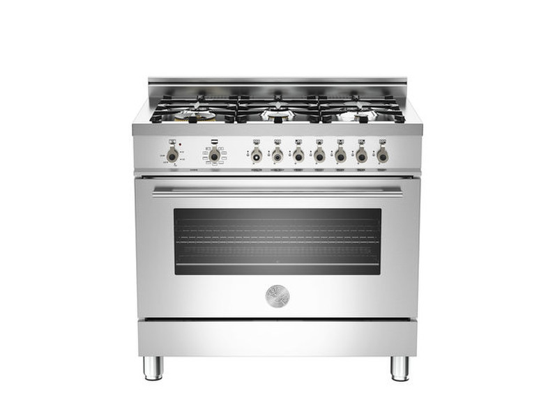 Bertazzoni X90 6 MFE X Freistehend Gas hob Edelstahl