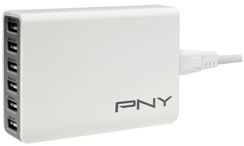 PNY P-AC-6UF-WEU01-RB зарядное для мобильных устройств
