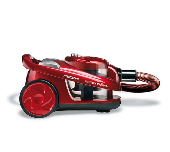 Necchi NH3065 Cylinder vacuum cleaner 800W B Black,Red vacuum
