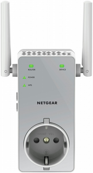 Netgear AC750 Network transmitter Grau