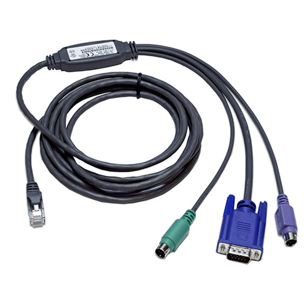 DELL A7485904 3.05м Черный кабель клавиатуры / видео / мыши