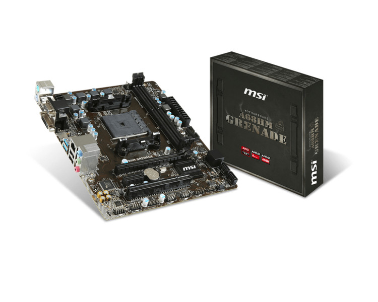 MSI A68HM GRENADE AMD A68H Socket FM2+ Микро ATX