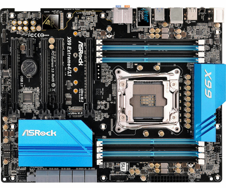 Asrock X99 Extreme4/3.1 Intel X99 Socket R (LGA 2011) ATX motherboard