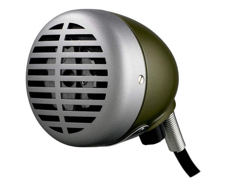 Shure 520DX Stage/performance microphone Wired Chrome,Green microphone