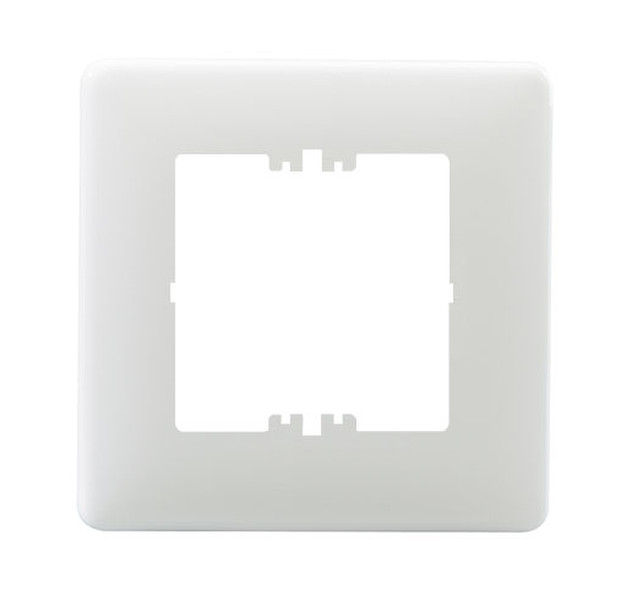 Rutenbeck 10010001 White switch plate/outlet cover
