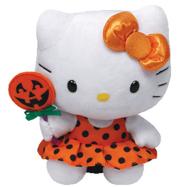 TY Hello Kitty Игрушечный кот Черный, Оранжевый, Белый
