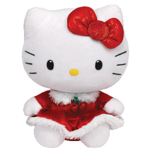 TY Hello Kitty Spielzeug-Katze Schwarz, Rot, Weiß