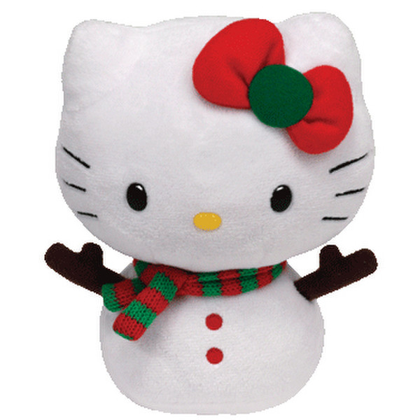 TY Hello Kitty Снеговик Черный, Зеленый, Красный, Белый
