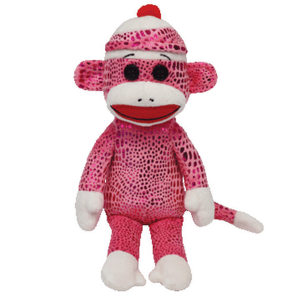 TY Sock Monkey Игрушечная обезьяна Розовый