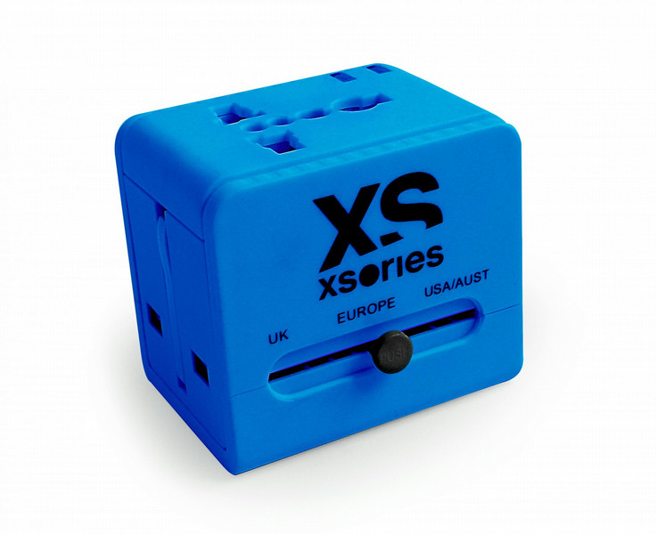 XSories RoamX Cube Универсальный Универсальный Синий адаптер сетевой вилки