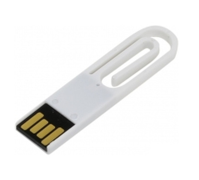 Iconik 8GB 8GB USB 2.0 Type-A White USB flash drive