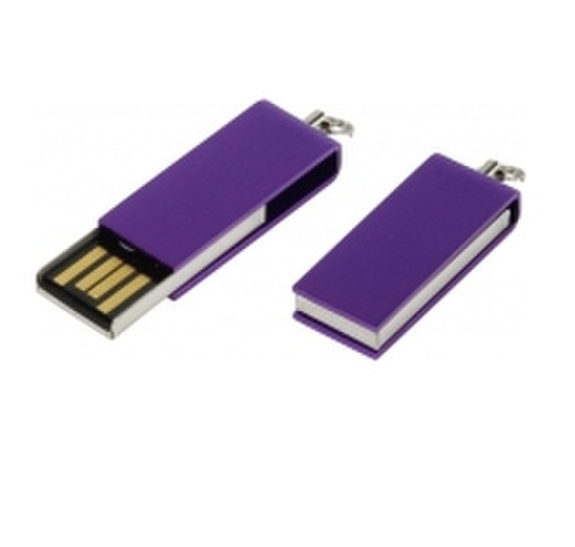 Iconik 8GB 8ГБ USB 2.0 Фиолетовый USB флеш накопитель