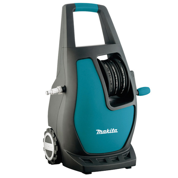 Makita HW111 Compact Electric 370l/h 1700W Black,Turquoise pressure washer