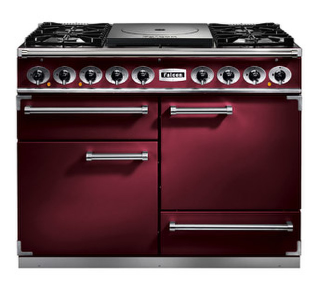 Falcon 1092 Deluxe CT Freestanding Gas hob A Red