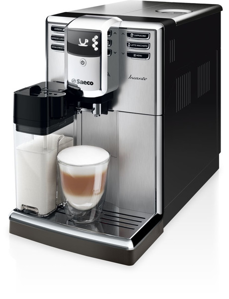Saeco Incanto HD8917/09 freestanding Fully-auto Espresso machine 1.8L Black,Stainless steel coffee maker