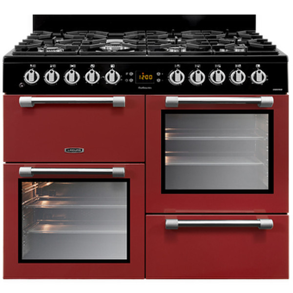 Leisure CK100F232 Freistehend Gas hob A Schwarz, Rot