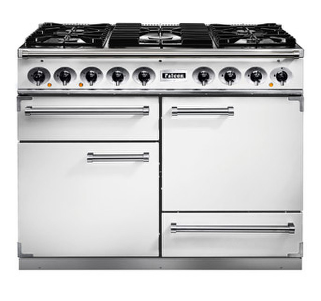 Falcon 1092 Deluxe Freestanding Gas hob A White