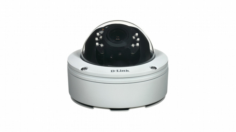D-Link DCS-6517 IP security camera Вне помещения Dome Белый камера видеонаблюдения