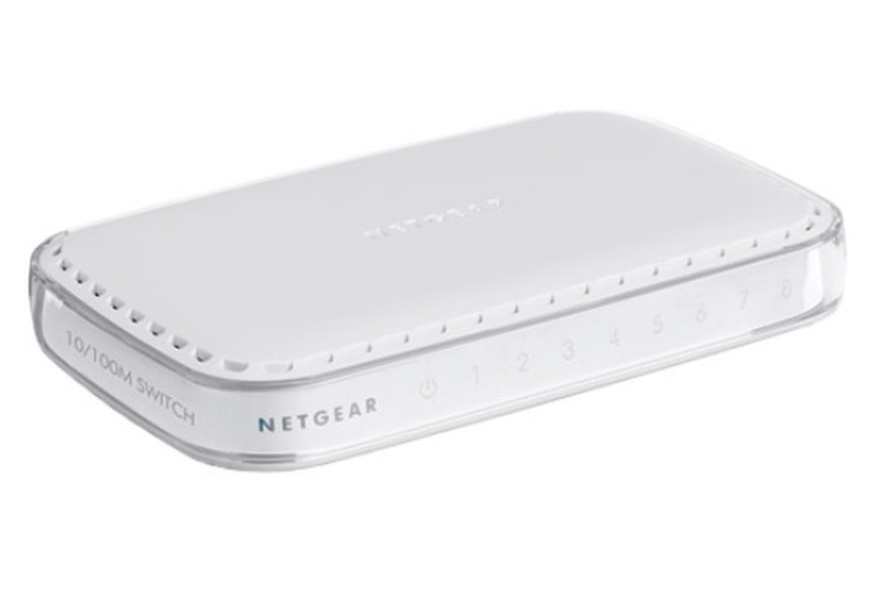 Netgear FS608-400PES Неуправляемый L2 Fast Ethernet (10/100) Белый сетевой коммутатор