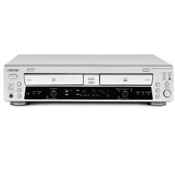 Sony Recordable CD Player RCD-W100S HiFi CD player Silber