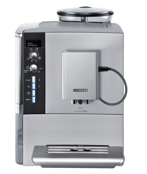 Siemens EQ.5 Отдельностоящий Автоматическая Espresso machine 1.7л Cеребряный