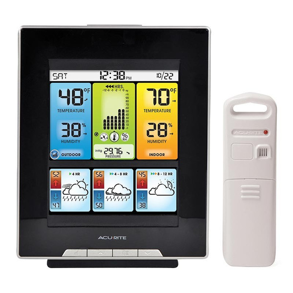 AcuRite 02007A1 Battery Black,White weather station