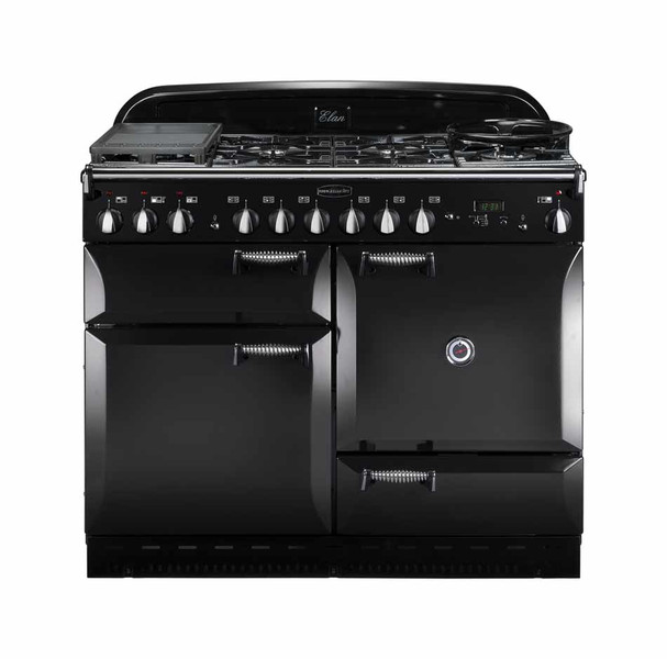 Rangemaster Elan 110 Dual Fuel Отдельностоящий Gas hob A Черный