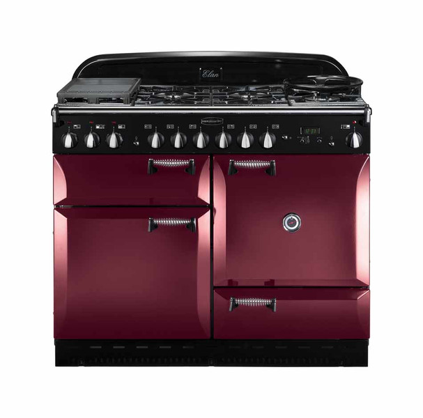 Rangemaster Elan 110 Dual Fuel Freestanding Gas hob A Black,Red