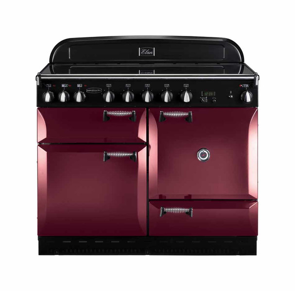 Rangemaster Elan 110 Induction Freistehend Induktionskochfeld A Schwarz, Rot