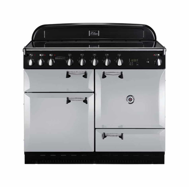 Rangemaster Elan 110 Induction Freistehend Induktionskochfeld A Schwarz, Silber