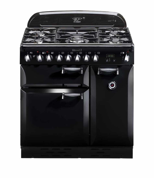 Rangemaster Elan 90 Dual Fuel Freistehend Gas hob A Schwarz