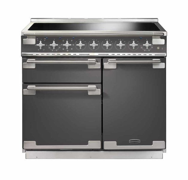 Rangemaster Elise 100 Induction Freistehend Induktionskochfeld A Schwarz, Grau