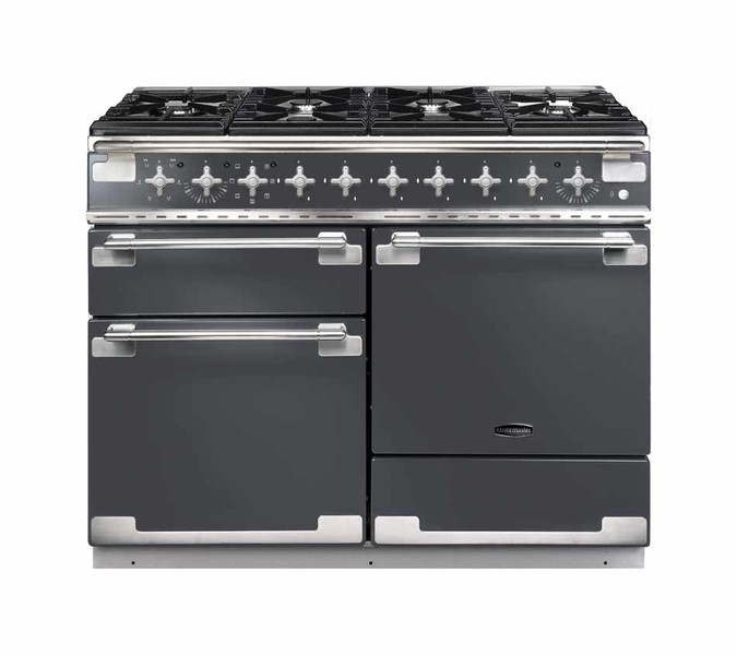 Rangemaster Elise 110 Dual Fuel Freistehend Gas hob A Schwarz, Grau