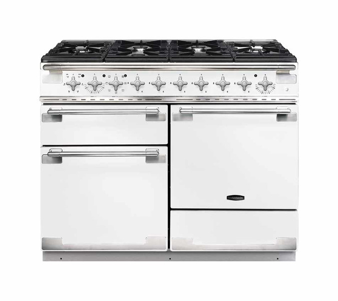 Rangemaster Elise 110 Dual Fuel Freestanding Gas hob A Black,White