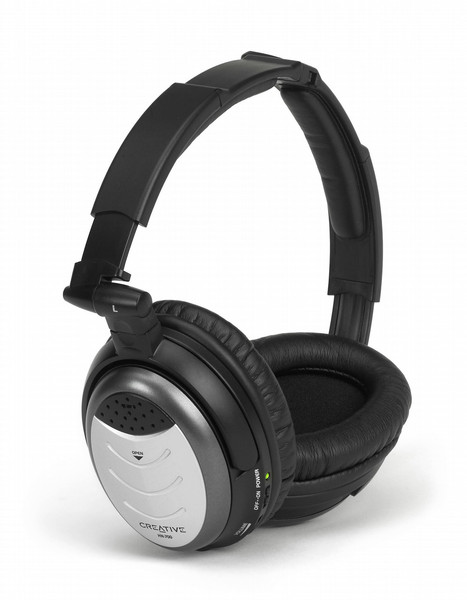 Creative Labs HN-700 Headphones Black,Silver Supraaural headphone