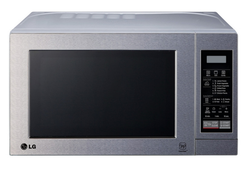 LG MH6044V Настольный 20л 800Вт Черный, Нержавеющая сталь микроволновая печь