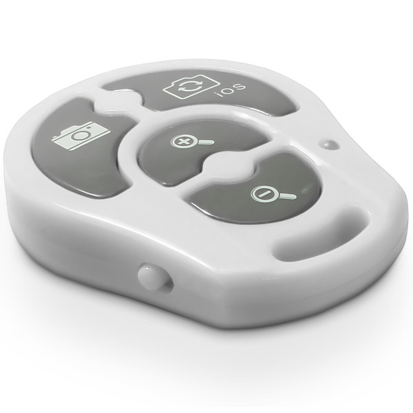 iGadgitz U3457 Bluetooth Press buttons White remote control
