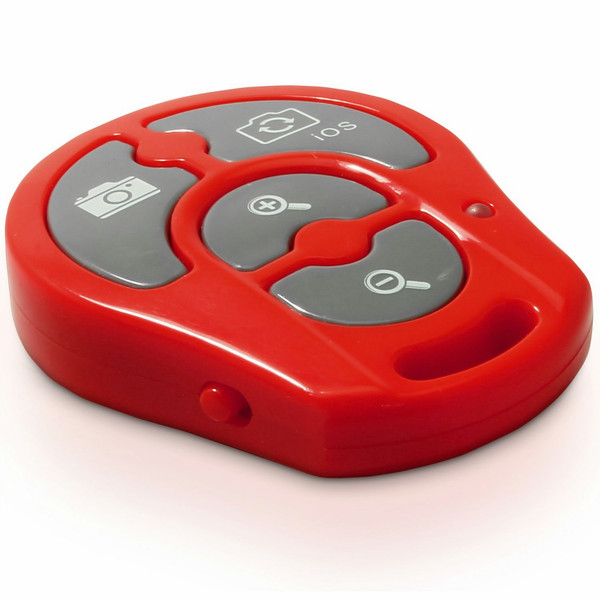 iGadgitz U3458 Bluetooth Drucktasten Rot Fernbedienung