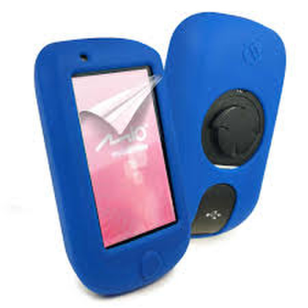 Evolve K3_61_5055261820220 3Zoll Cover case Silikon Blau Schutzhülle für Navigationssysteme
