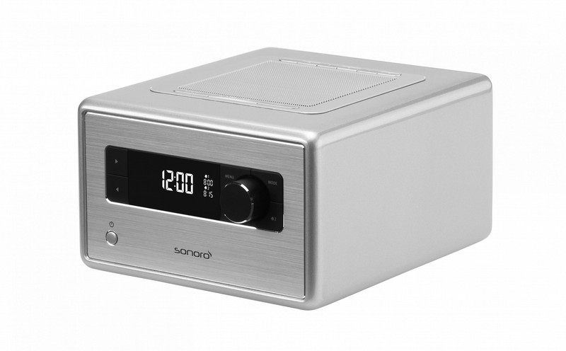 Sonoro sonoroRADIO Clock Digital Silver radio