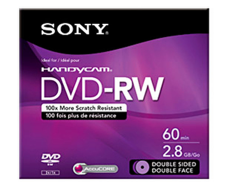 Sony DMR60DR1HM 2.8ГБ DVD-RW 30шт чистый DVD