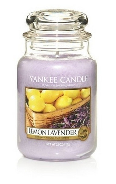 Yankee Candle 1073481 Круглый Лаванда, Лемон Пурпурный 1шт восковая свеча