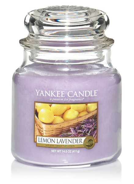 Yankee Candle 1073482E Круглый Лаванда, Лемон Пурпурный 1шт восковая свеча