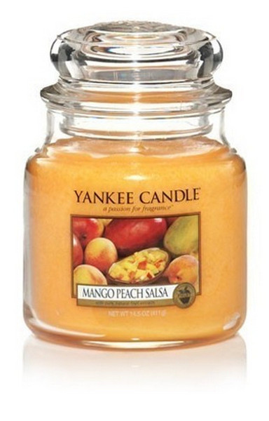 Yankee Candle 1114682 Круглый Цветок, Манго, Персик Желтый 1шт восковая свеча