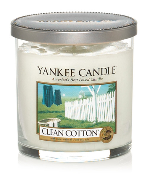 Yankee Candle 1162782 Rund Blume, Zitrone Weiß 1Stück(e) Wachskerze