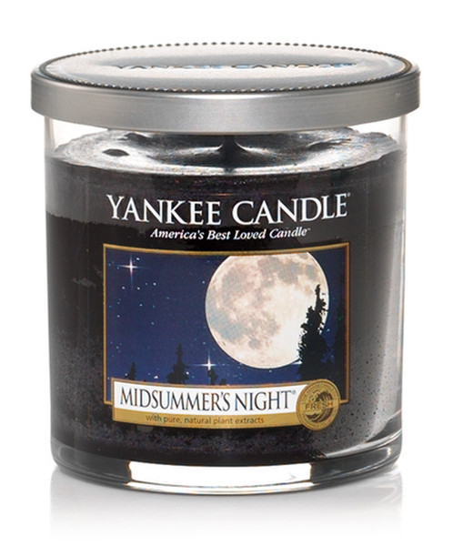 Yankee Candle 1162807E Круглый Мускус, Пачули Черный 1шт восковая свеча