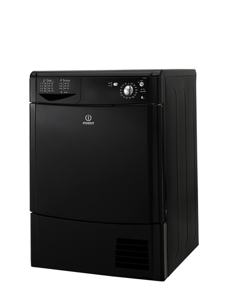 Indesit IDC85 K Freistehend Frontlader 8kg C Schwarz Wäschetrockner