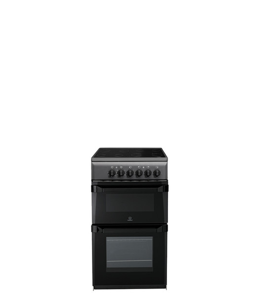 Indesit IT50CA S Freestanding Induction hob B Anthracite cooker