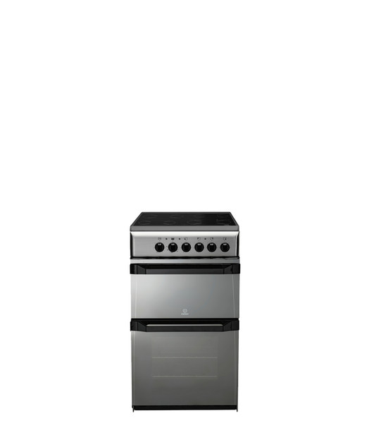 Indesit IT50CM S Freestanding Induction hob B Stainless steel cooker