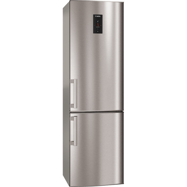 AEG S73520CMX2 Отдельностоящий 312л A++ Нержавеющая сталь холодильник с морозильной камерой